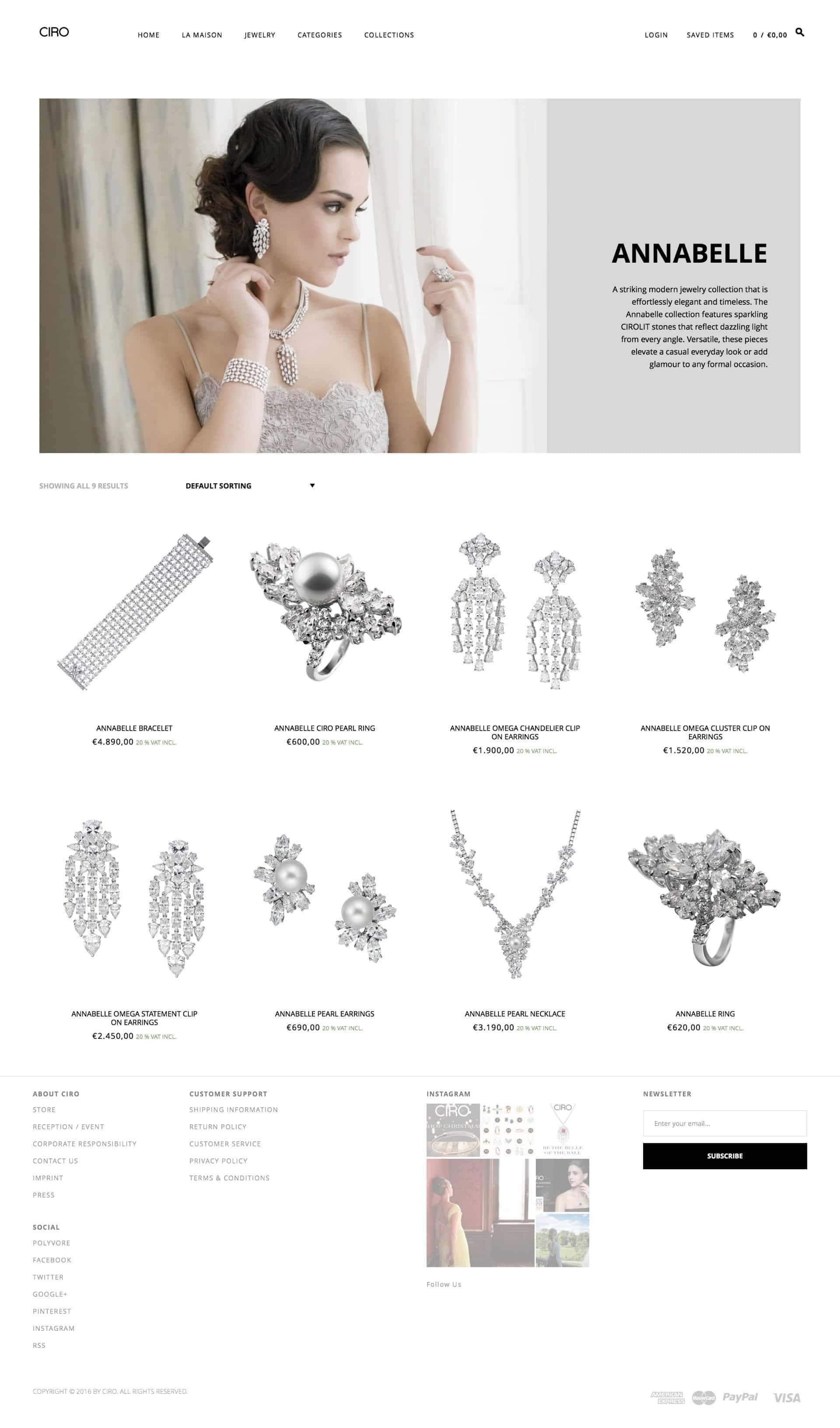 CIRO Jewelry Online Shop