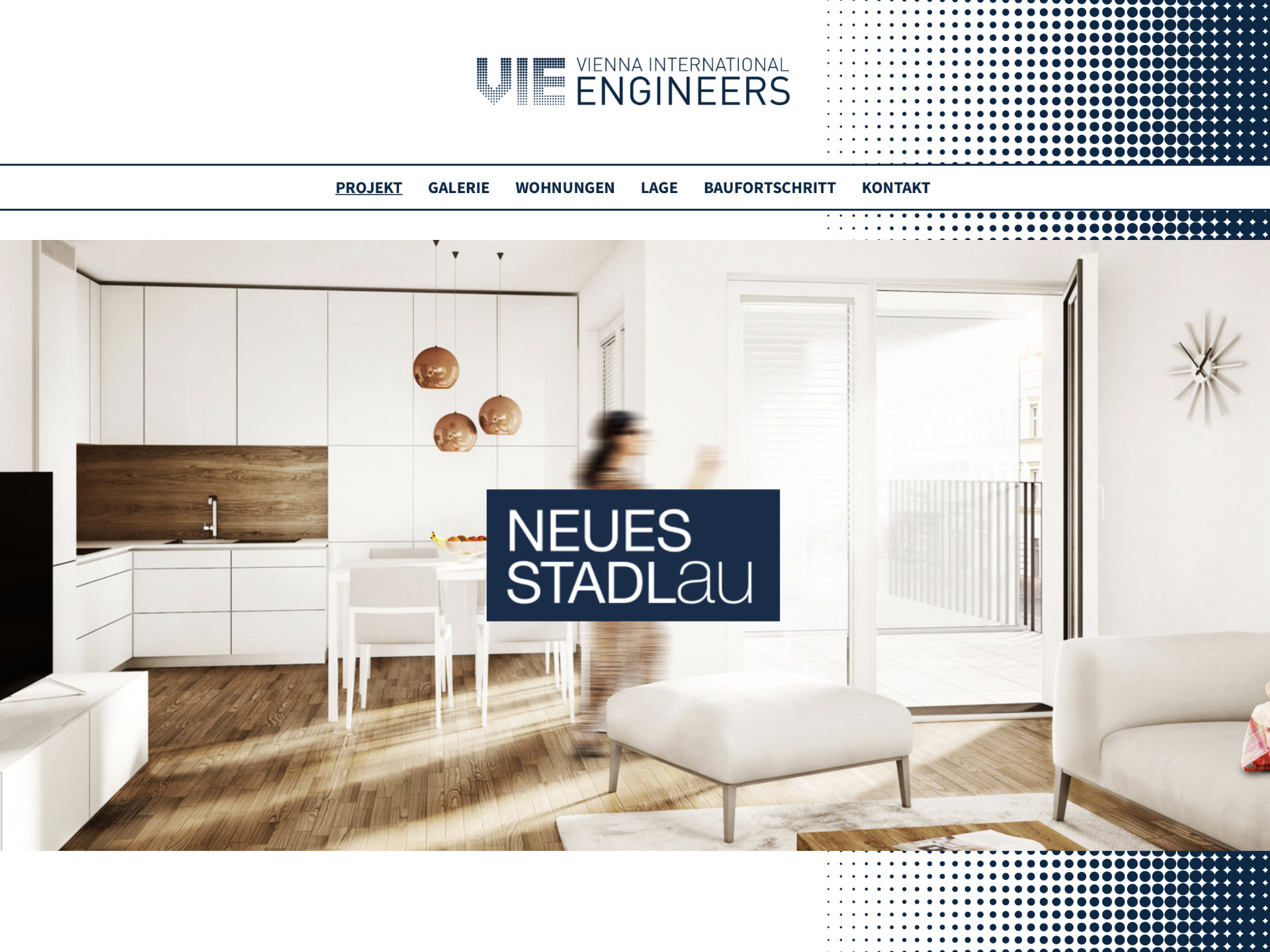 stadlau44 Immobilien Projekt Website Screenshot