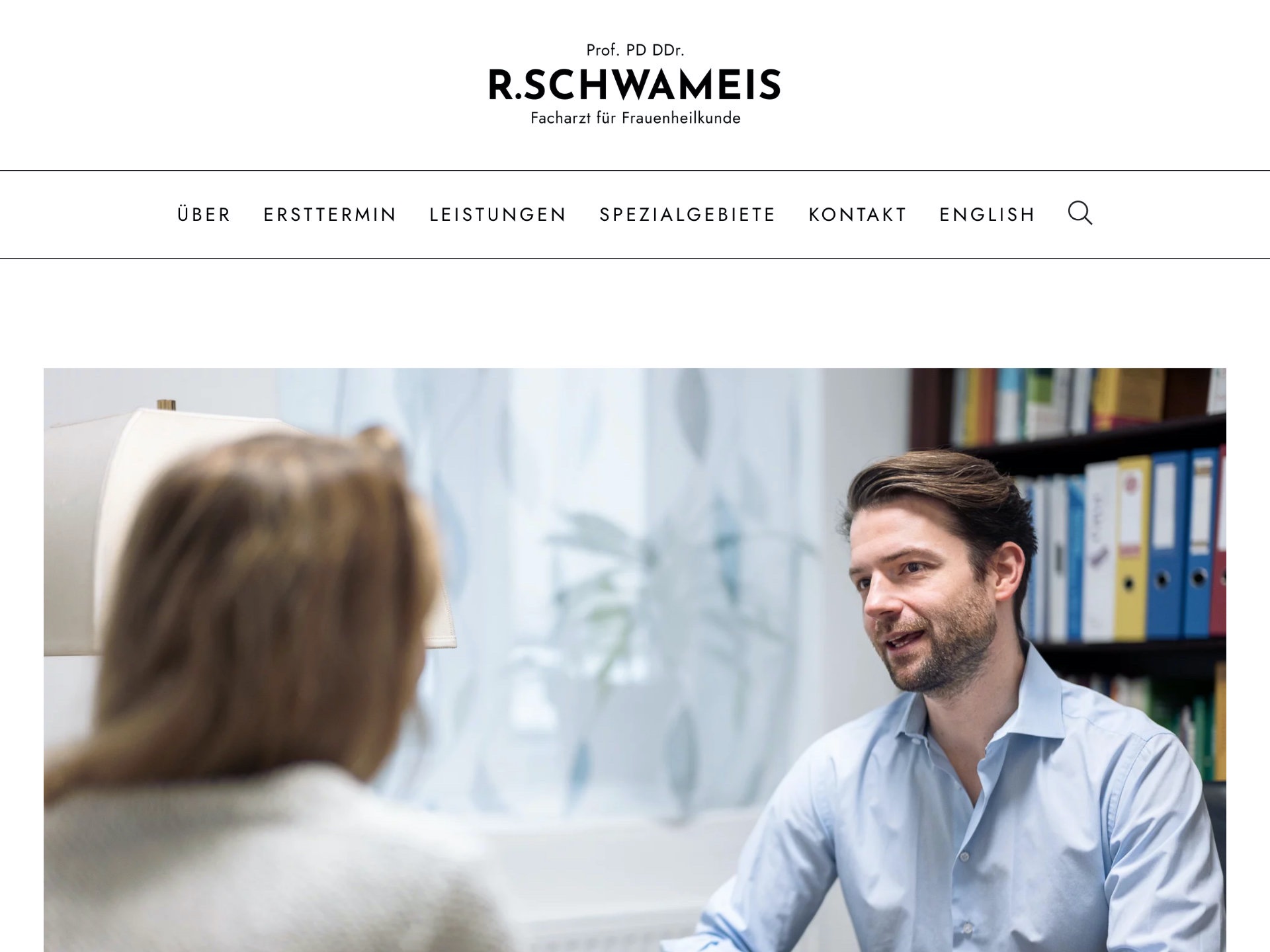 DDr. Richard Schwameis Website Screenshot