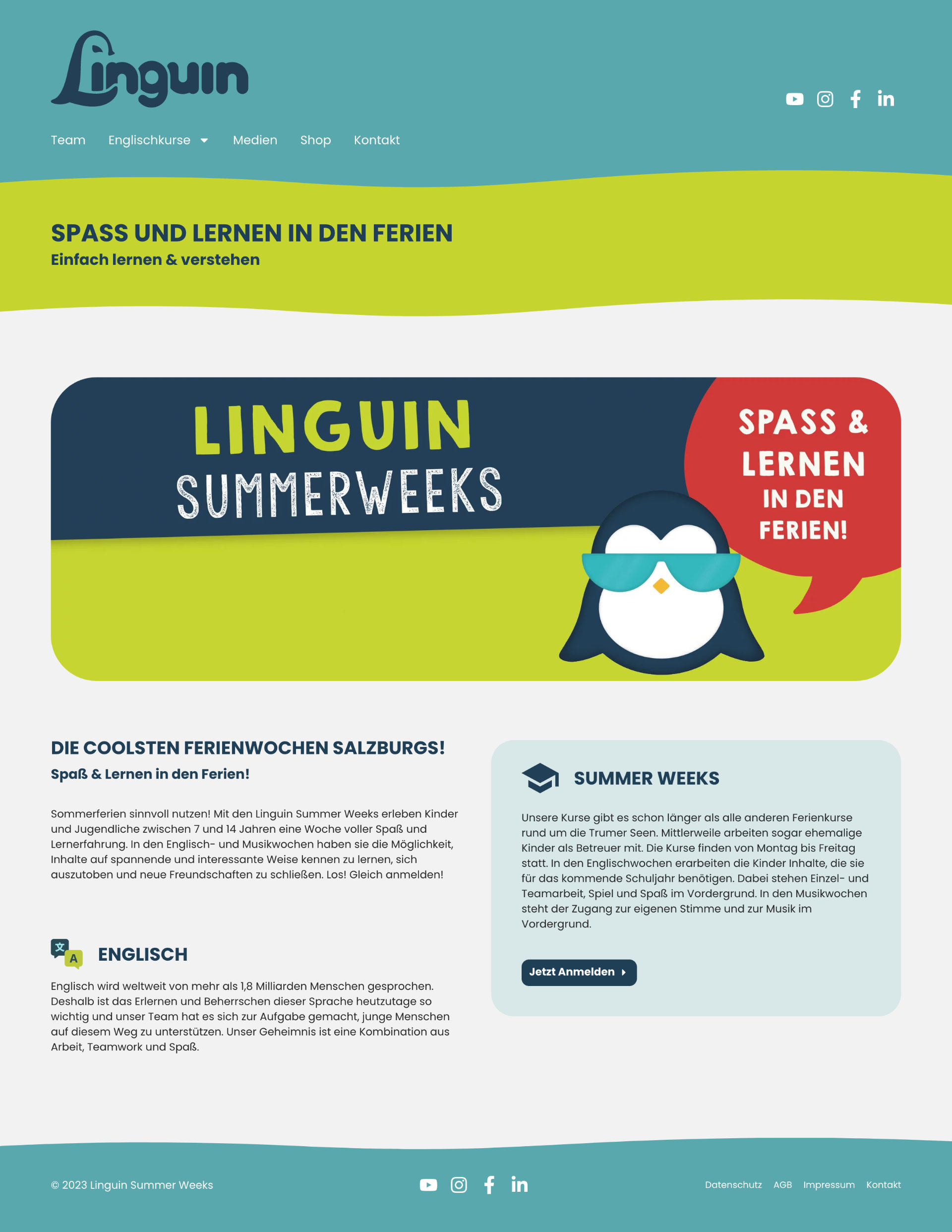 linguin summerweeks website 1